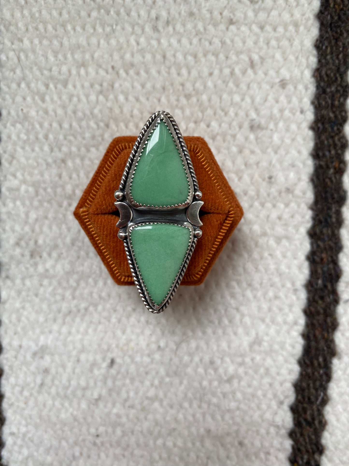 Lucid Variscite Banger Ring | size 9.5