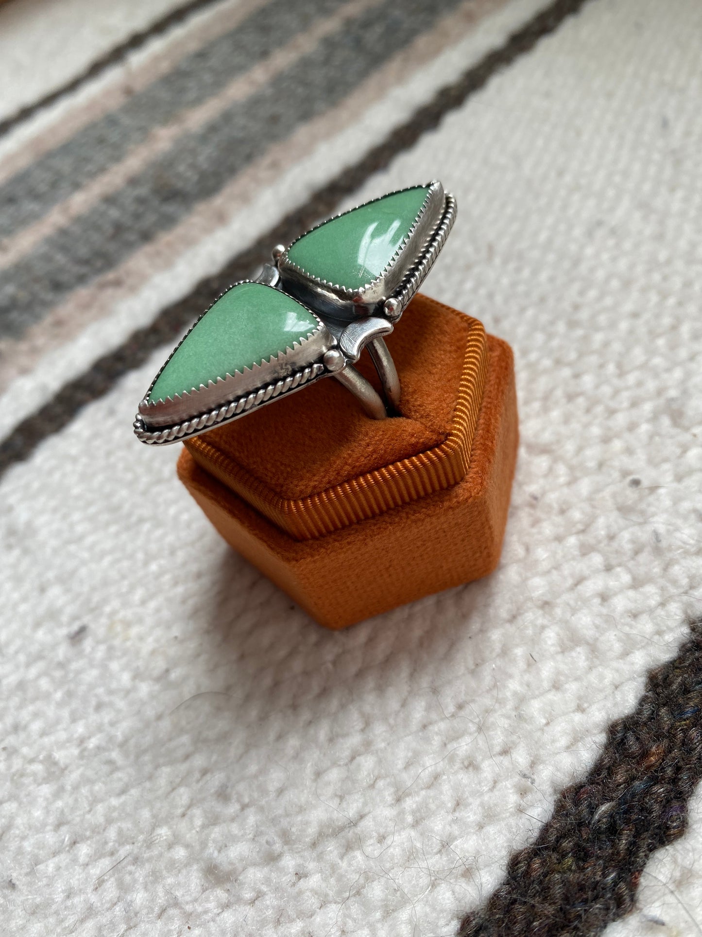 Lucid Variscite Banger Ring | size 9.5