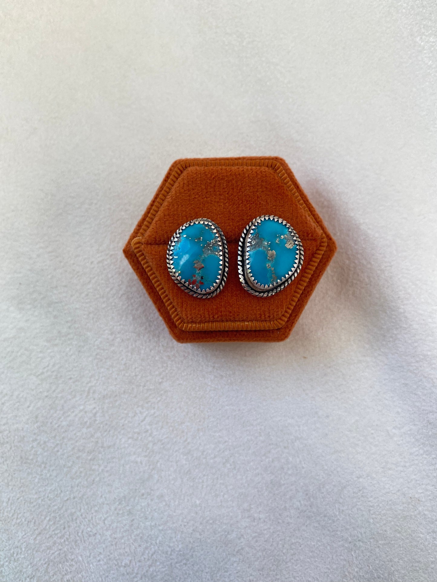 Kingman Turquoise Studs
