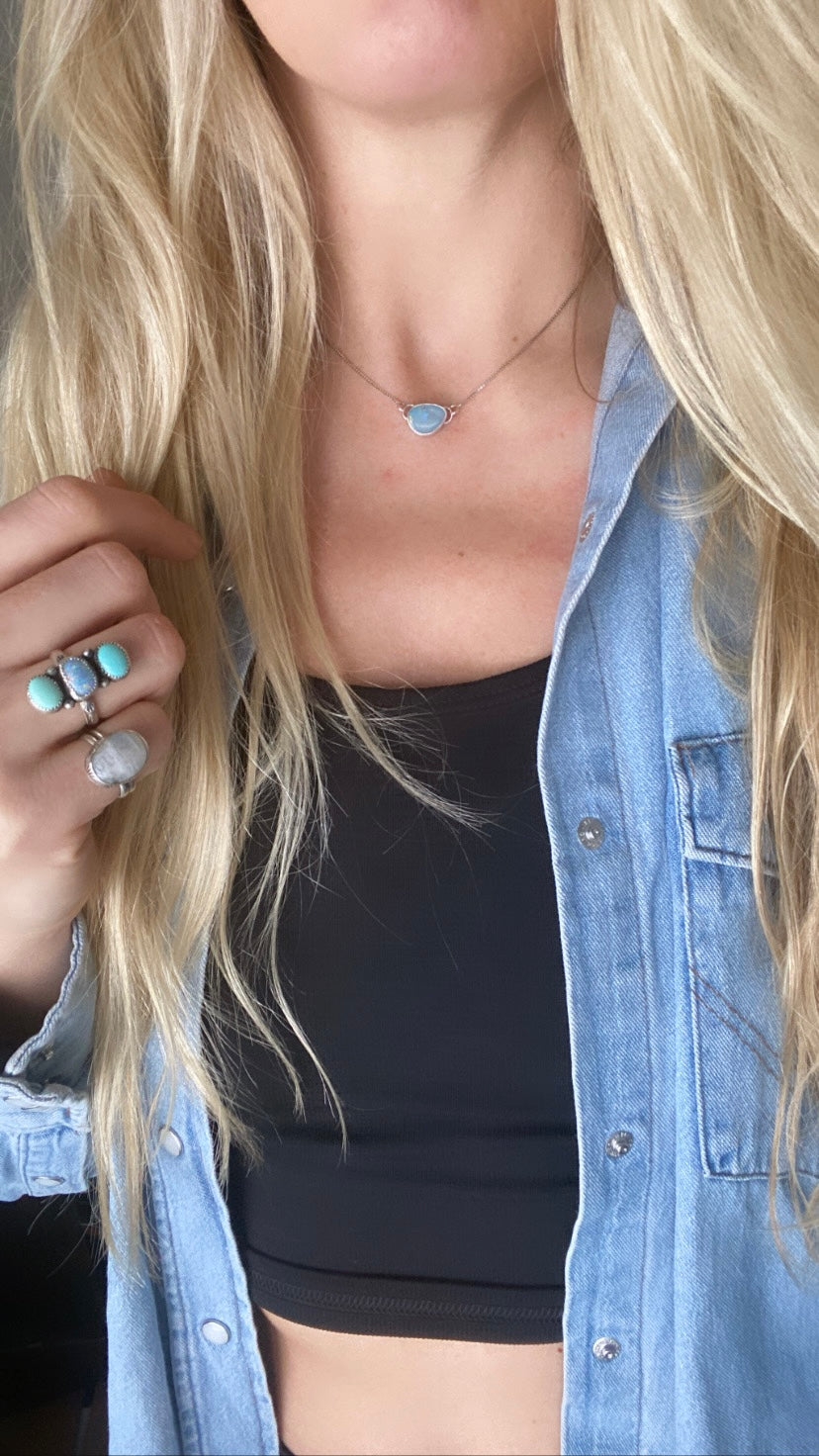 Opal Shortie Necklace