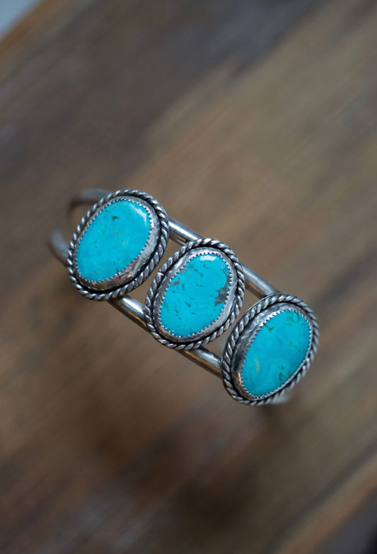 Kingman Turquoise Cowboy Cuff | 6"